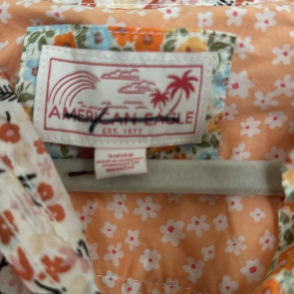 American Eagle Outfitters Floral Patchwork Shirt - Picture 5 of 7